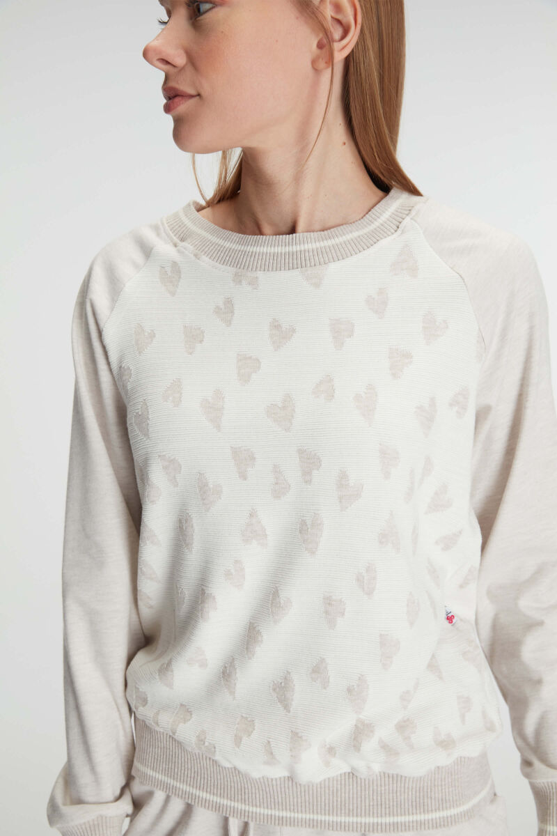 Anıl 11241 Kadın Uzun Kollu Sweatshirt Pantolon Takım Pijama Takımı - 6