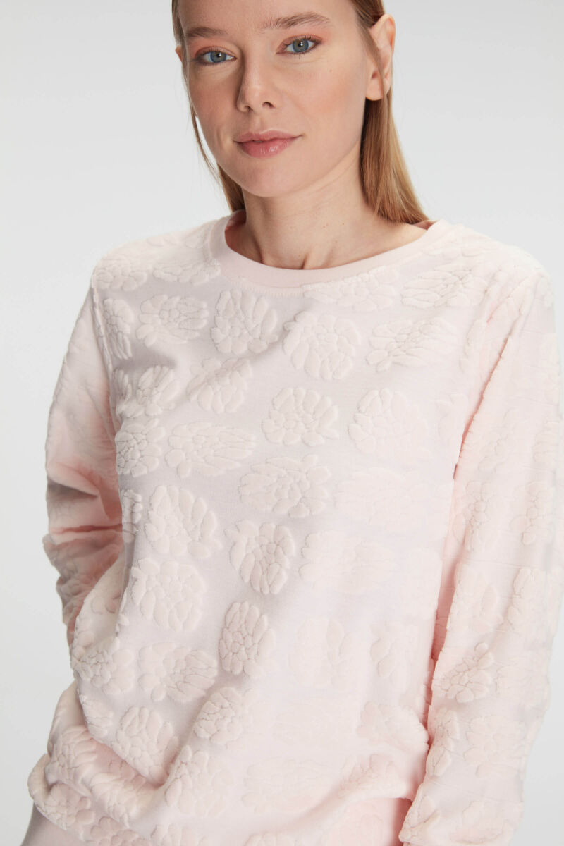 Anıl 11268 Pamuklu Uzun Kol Kadın Pijama Takımı - 3