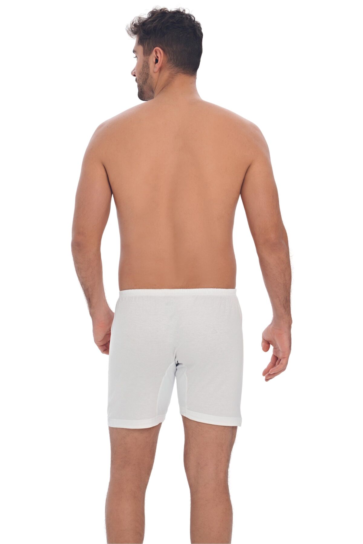 Erkek Pamuklu Klasik Uzun Paça Bokser (0017) Erkek Slip / Boxer Anıl