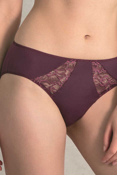 Kadın Mikro Kumaş Dantelli Slip (2780) - 2
