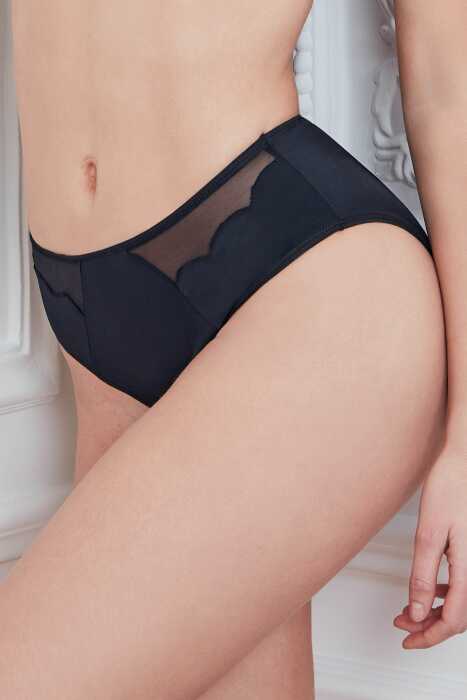 Kadın Mikro Kumaş Tüllü Slip (2781) 