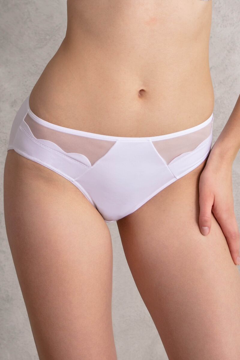 Kadın Mikro Kumaş Tüllü Slip (2781) - 1