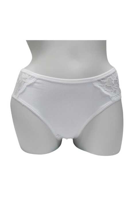 Kadın Pamuklu Dantelli Slip (2832) 