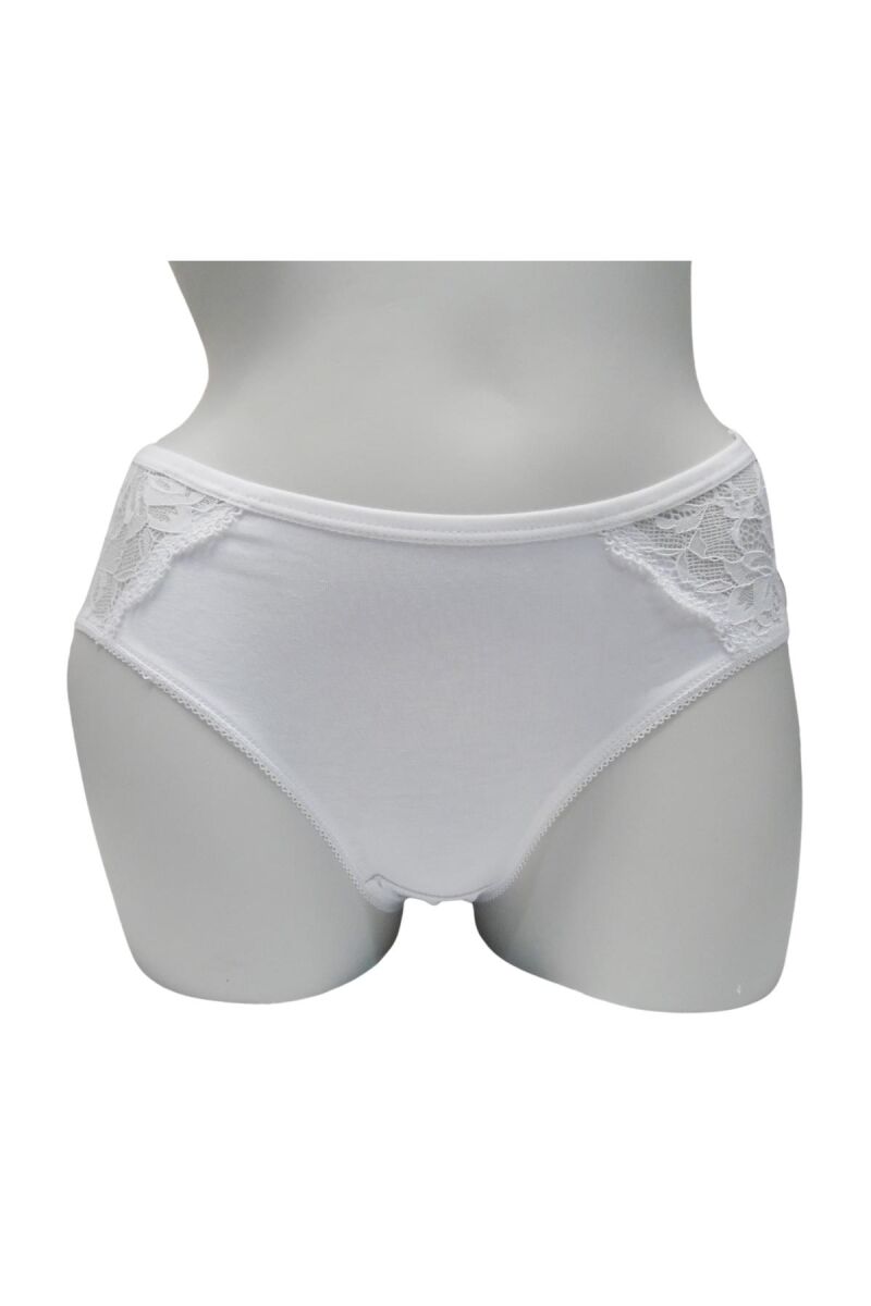 Kadın Pamuklu Dantelli Slip (2832) - 1