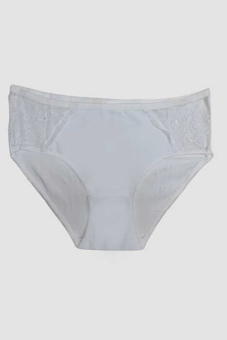 Kadın Pamuklu Dantelli Slip (2832) - 2