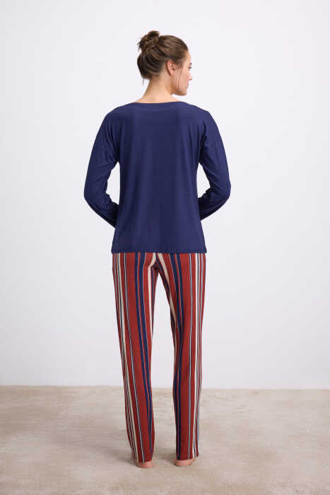 Kadın T-Shirt ve Pantolon Takım ( 11577 ) - 2