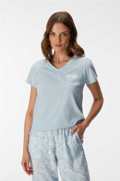 11351 Kadın T-Shirt ve Pantolon Takım - 3