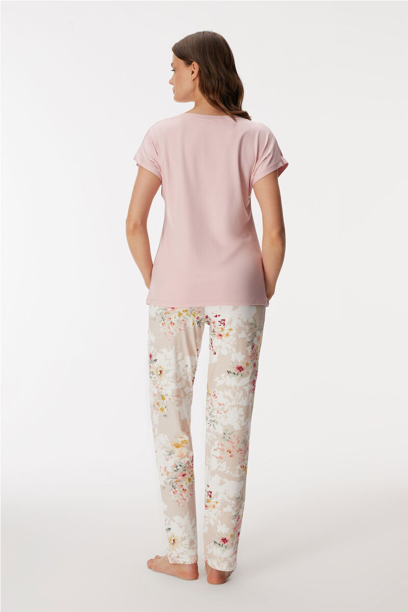 11354 Kadın T-Shirt ve Pantolon Takım - 5