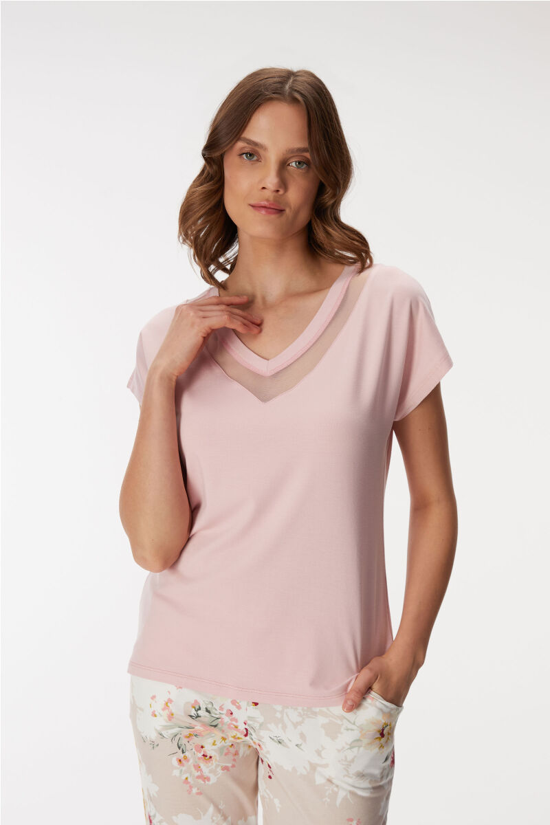 11354 Kadın T-Shirt ve Pantolon Takım - 6