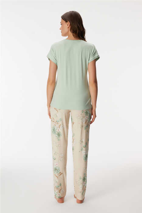 11385 Kadın T-Shirt ve Pantolon Takım - 6