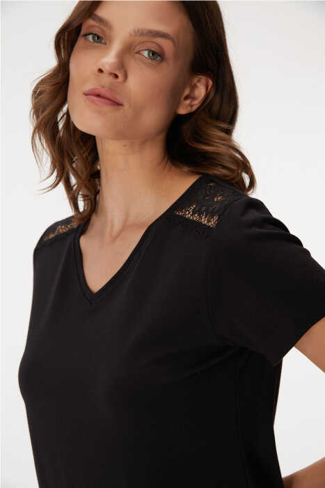 11392 Kadın T-Shirt ve Pantolon Takım - 3