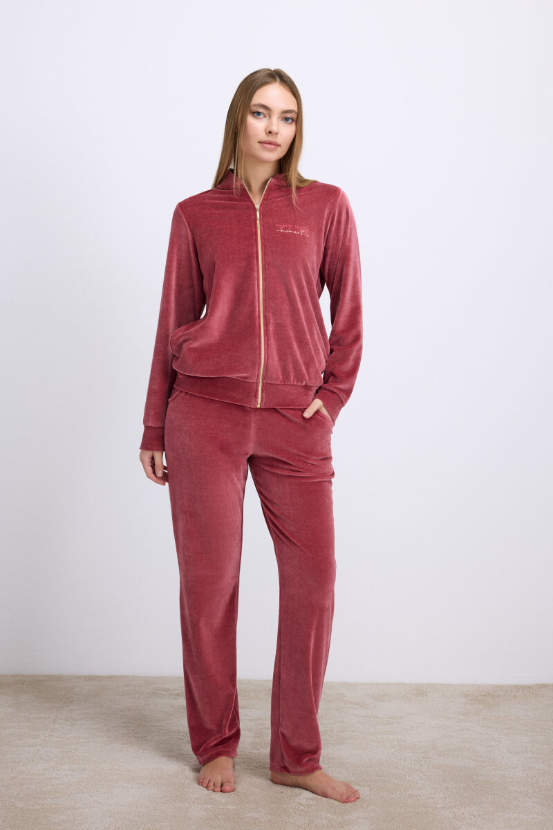Kadın Uzun Kol Sweatshirt ve Pantolon Takım ( 11560 ) - 1