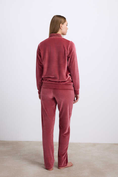 Kadın Uzun Kol Sweatshirt ve Pantolon Takım ( 11560 ) - 2