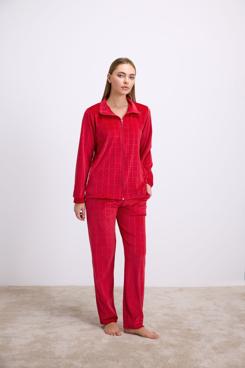 Kadın Uzun Kol Sweatshirt ve Pantolon Takım ( 11565 ) - 1