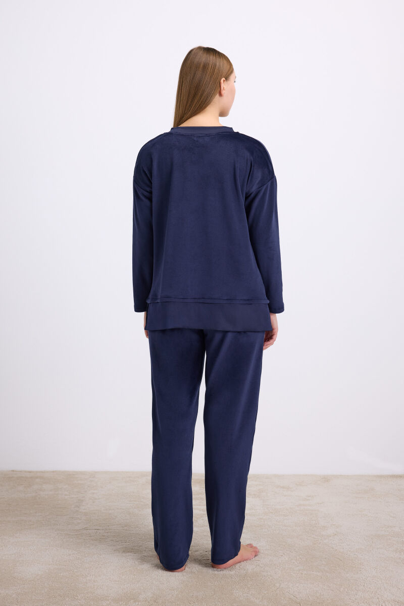 Kadın Uzun Kol Sweatshirt ve Pantolon Takım ( 11573 ) - 2