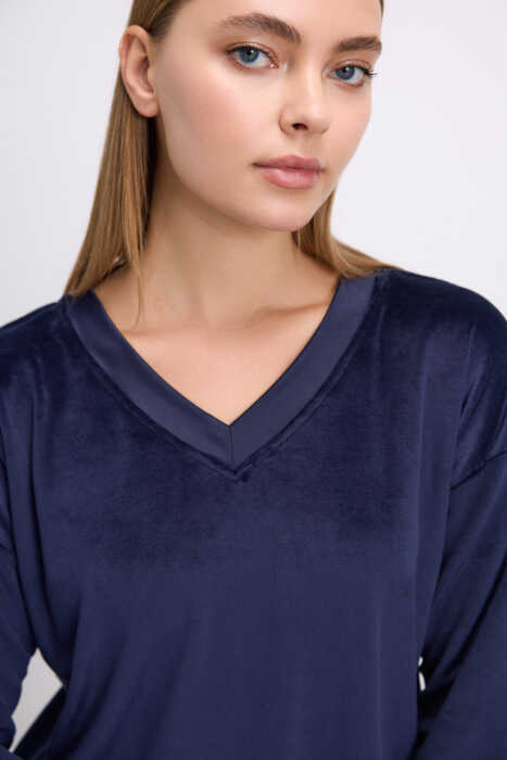 Kadın Uzun Kol Sweatshirt ve Pantolon Takım ( 11573 ) - 4