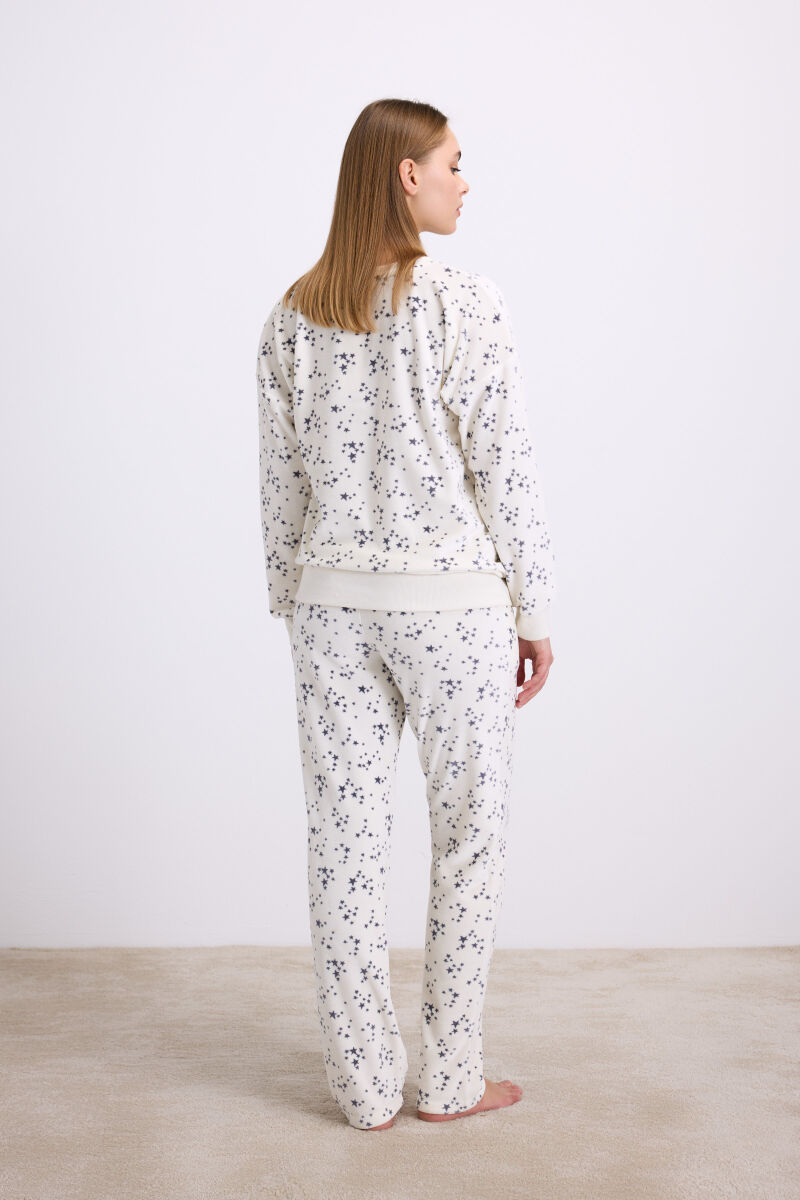 Kadın Uzun Kol Sweatshirt ve Pantolon Takım ( 11592 ) - 2