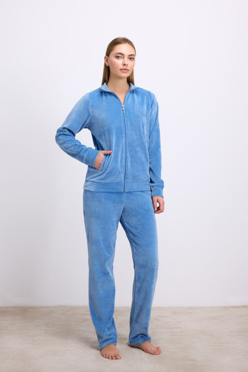 Kadın Uzun Kol Sweatshirt ve Pantolon Takım ( 11625 ) - 1