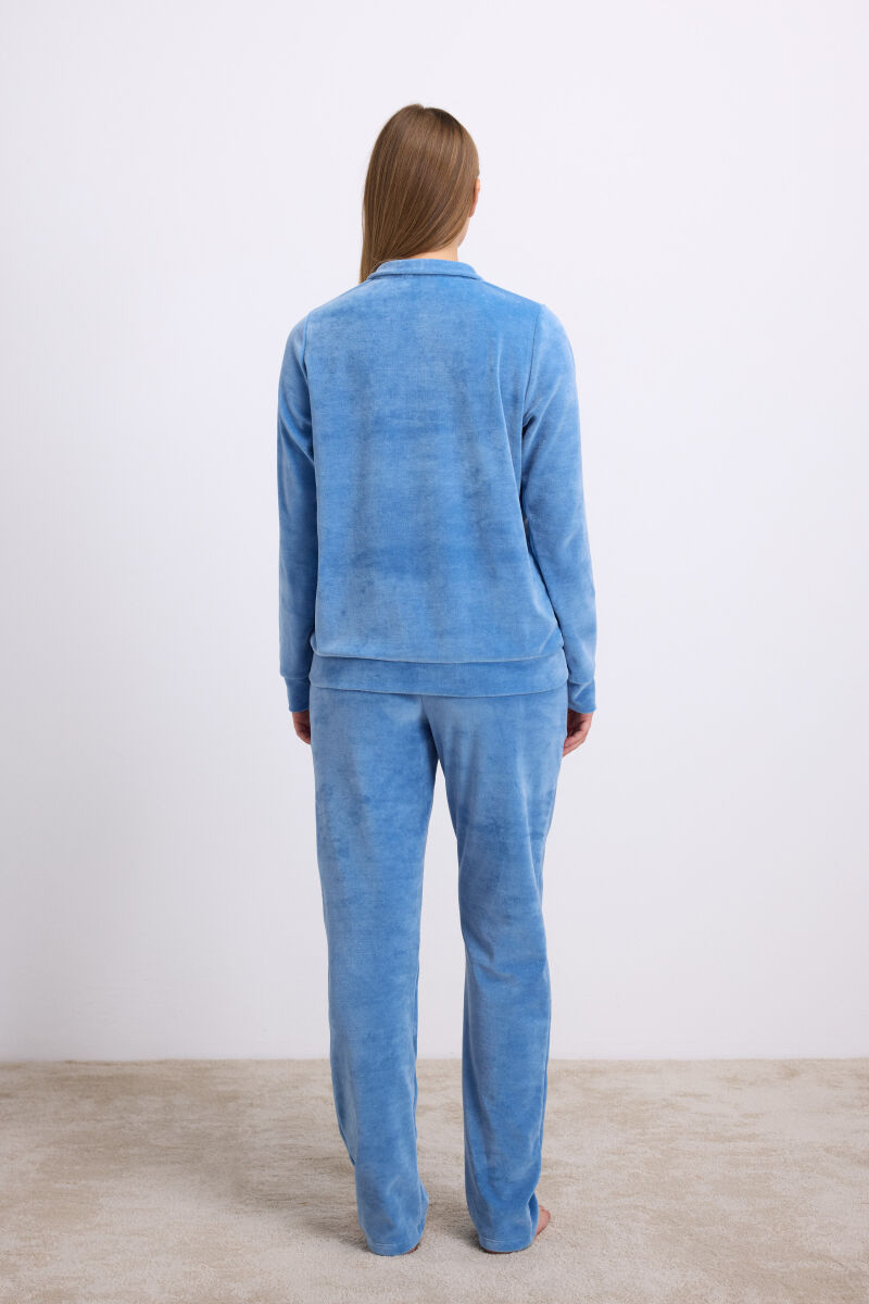 Kadın Uzun Kol Sweatshirt ve Pantolon Takım ( 11625 ) - 3