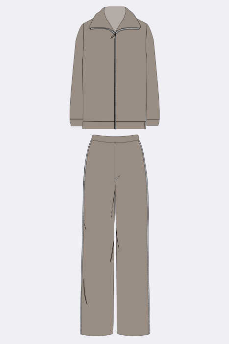 Kadın Uzun Kol Sweatshirt ve Pantolon Takım ( 11548 ) 